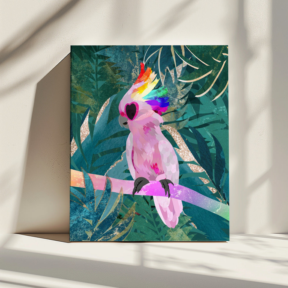 Jungle Regenboog Kaketoe | Canvas