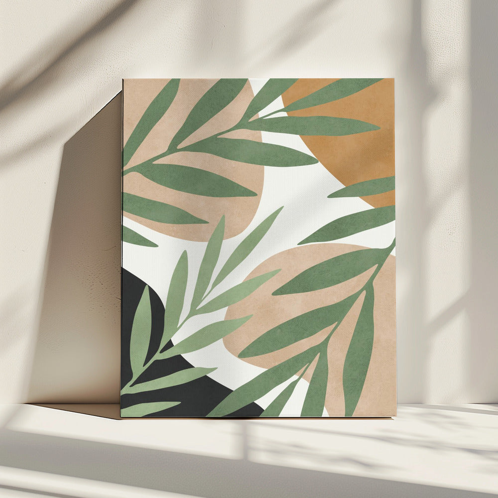 Bloemen en tropisch 5 | Canvas