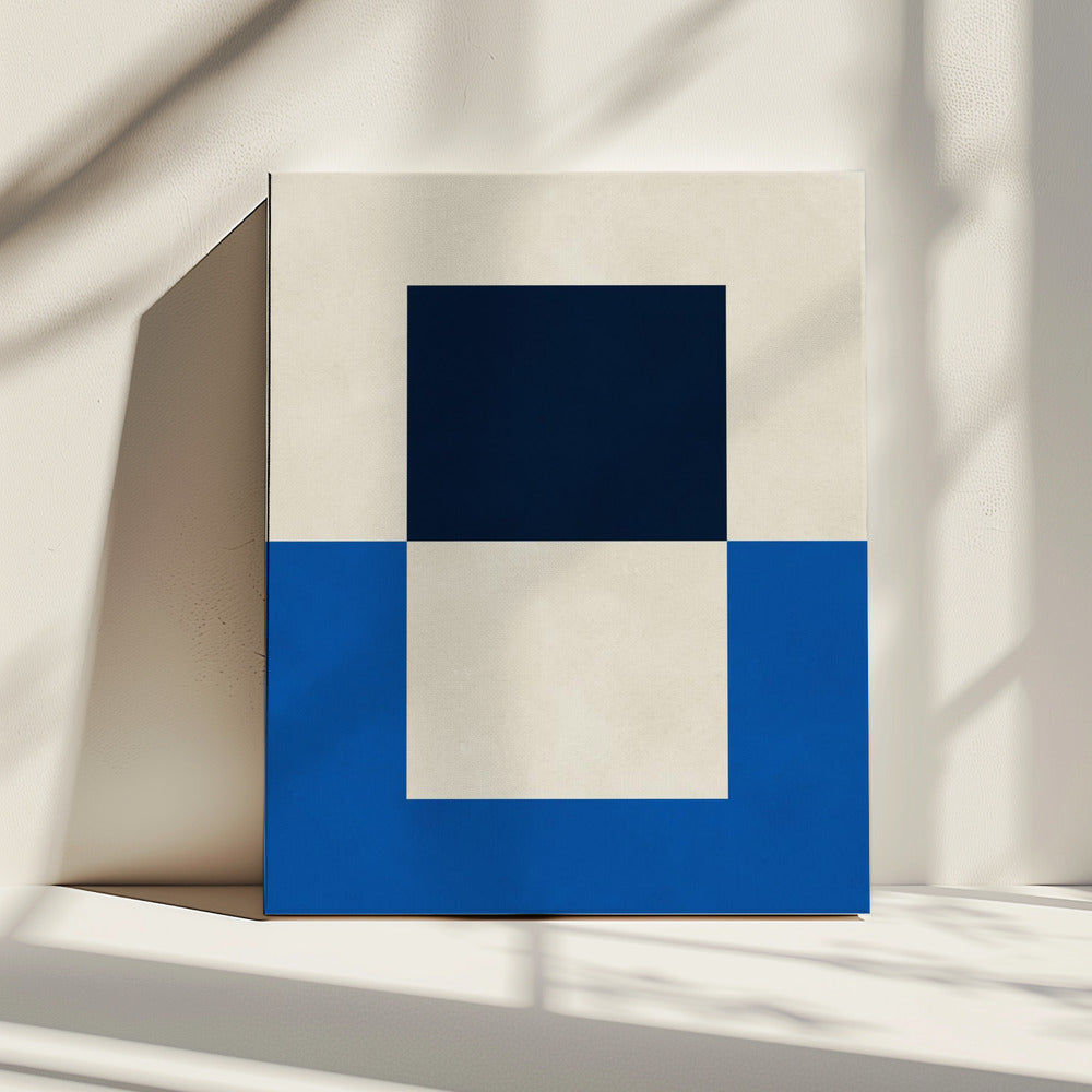 Overlappende geometrie 6 | Canvas