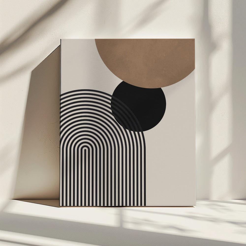 Compositielijnen en cirkels 4 | Canvas