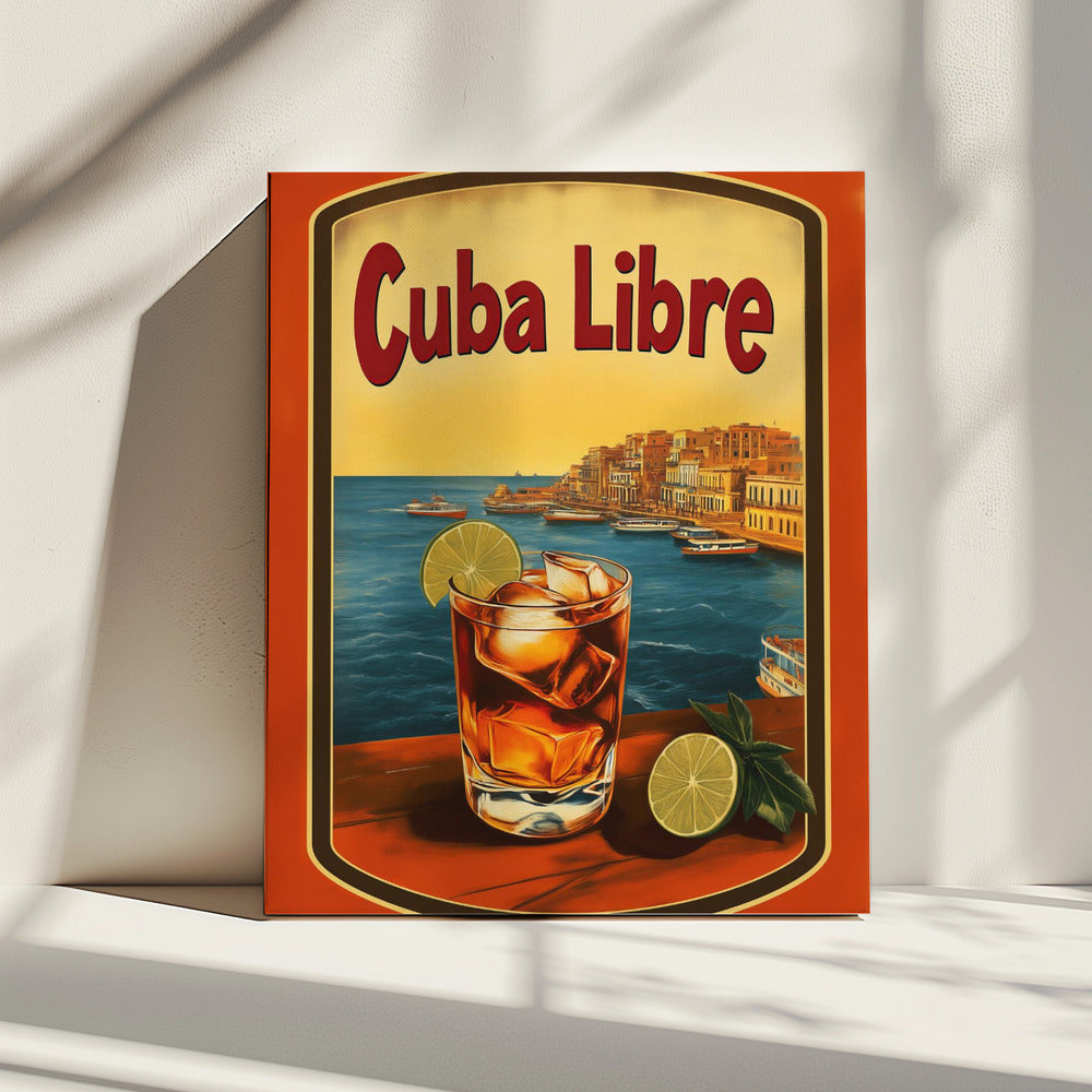 Cuba Libre Vintage Reclame | Canvas