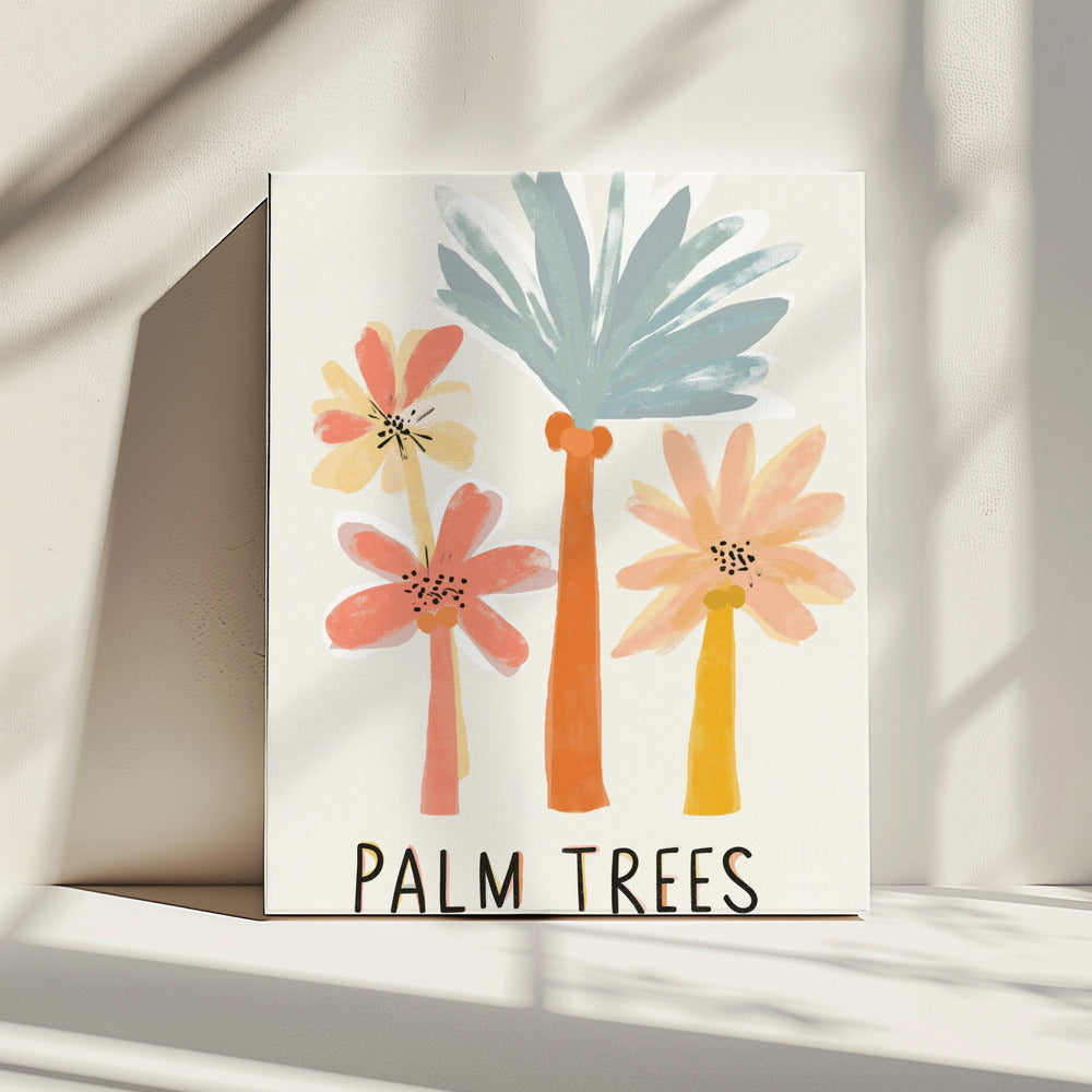Tropische bloemen | Canvas
