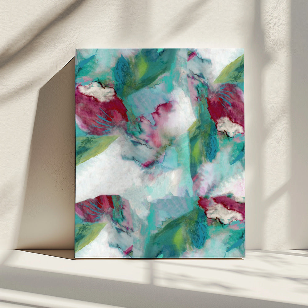 Gedurfde bloesemprint nr. 1 | Canvas