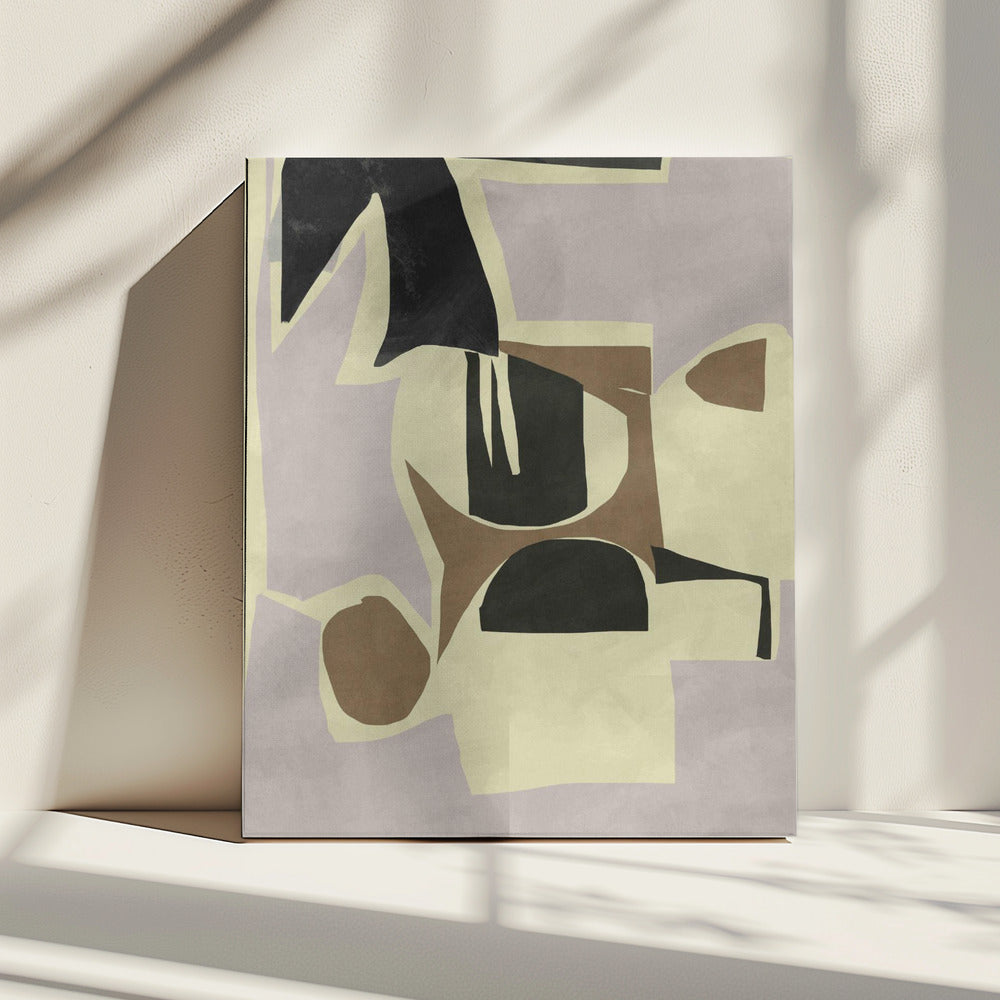 Abstracte grafische print nr. 2 | Canvas