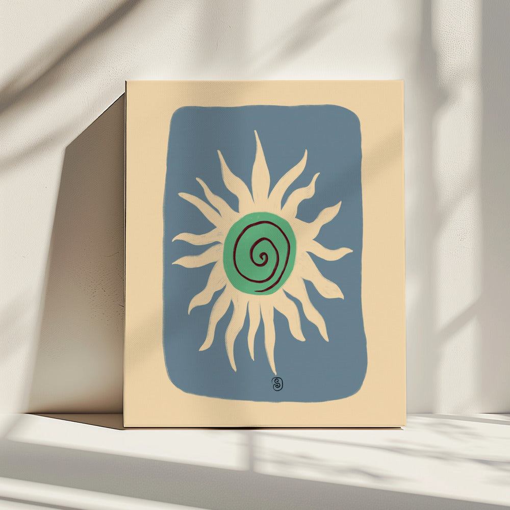 Zonnespiraaldans | Canvas