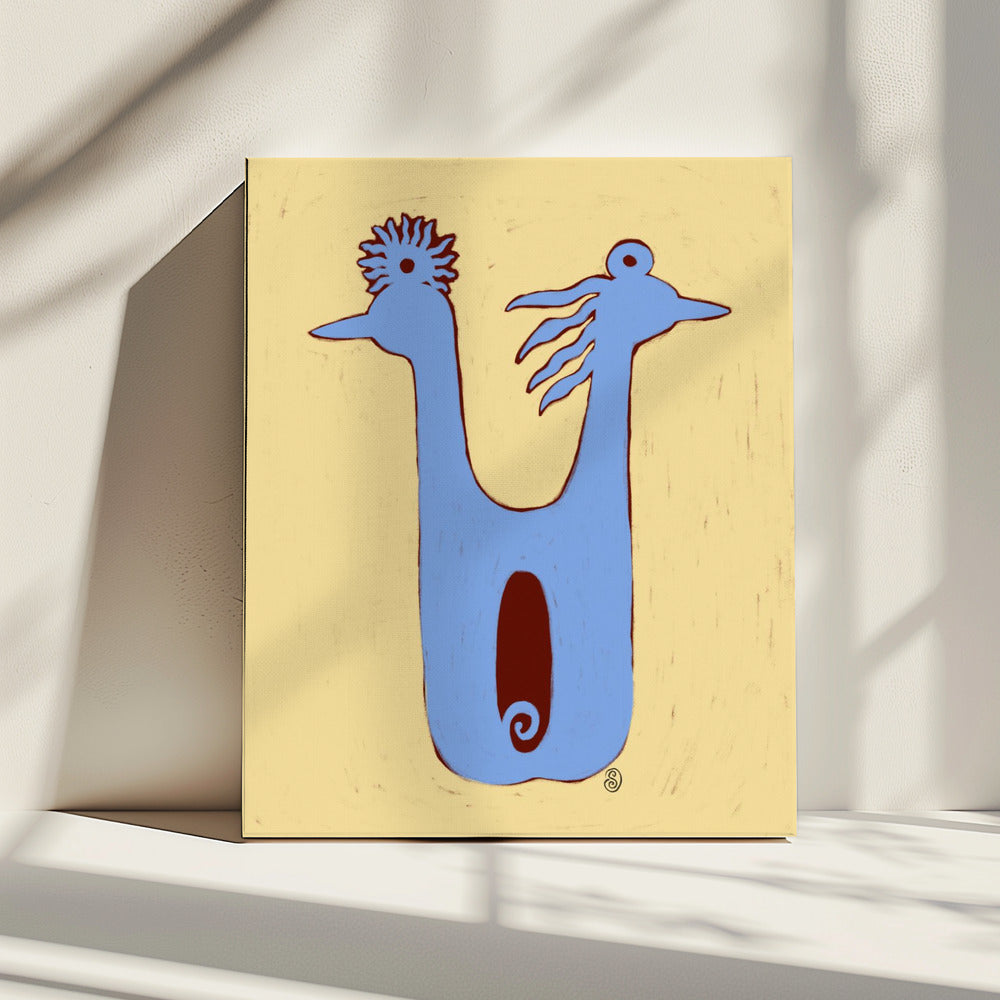 Vogelpaar | Canvas