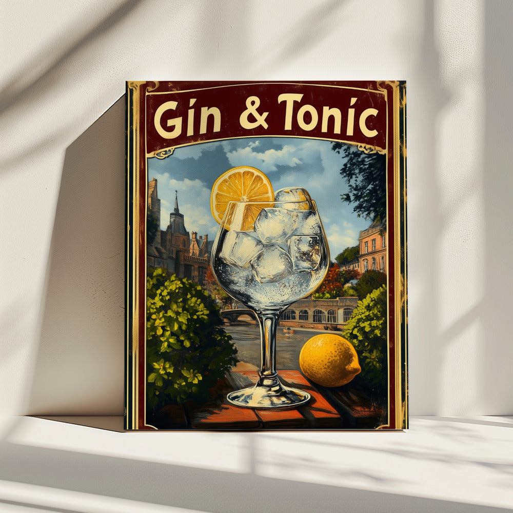 Gin & Tonic Vintage | Canvas