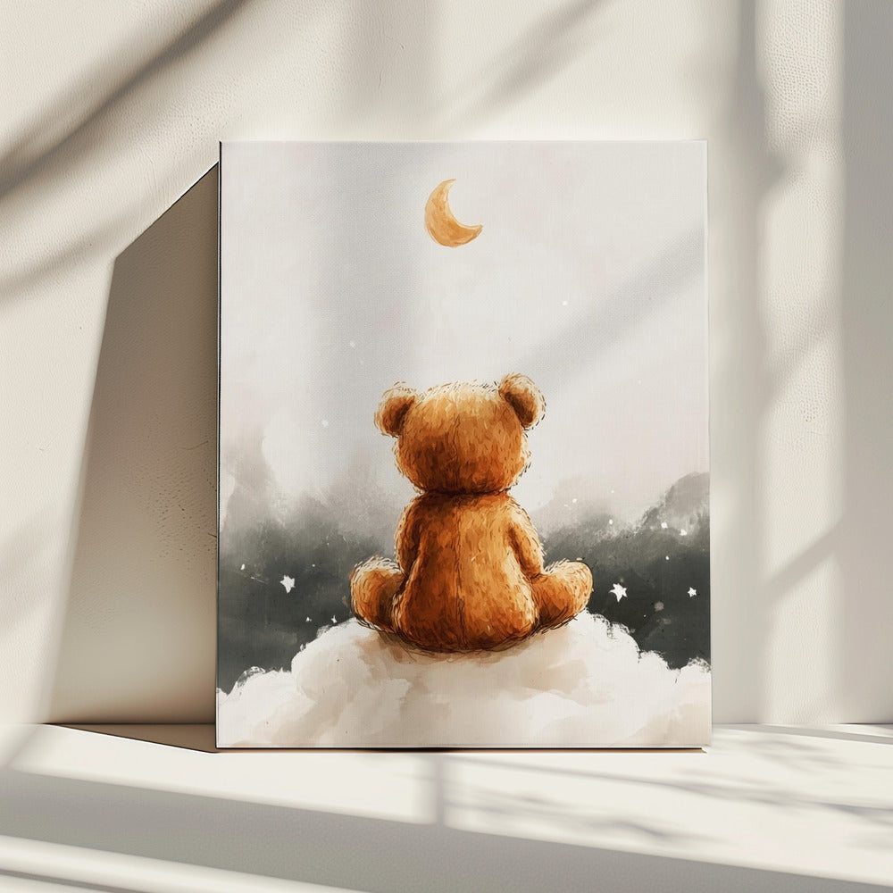 Maanverlichte berendromen | Canvas