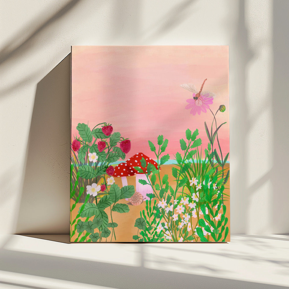 Wilde Aardbeienroute | Canvas