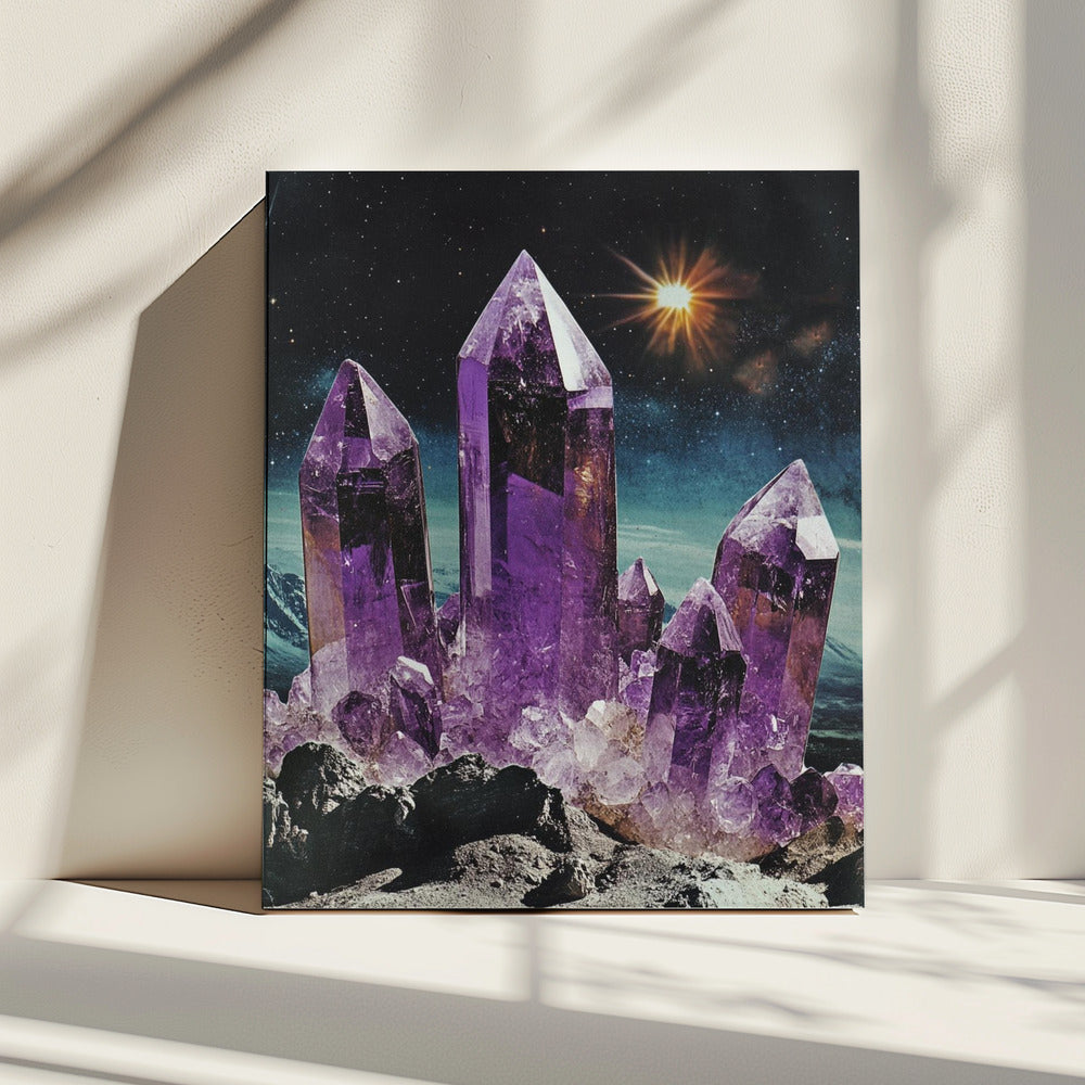 Galactic Amethyst | Canvas