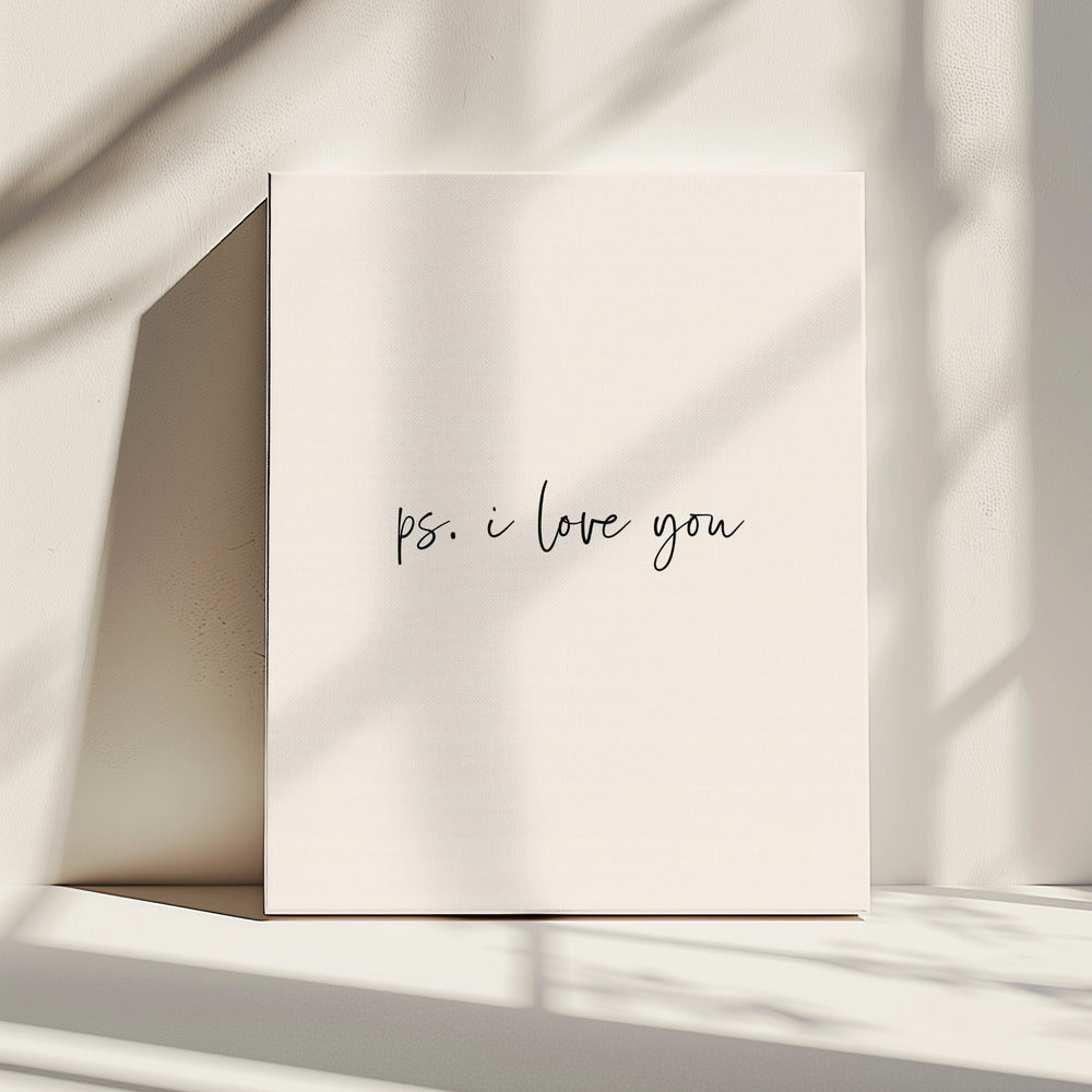 Ps. Ik hou van jou | Canvas