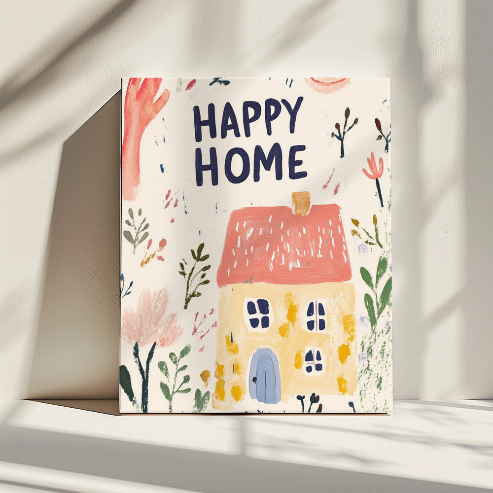 Vrolijke Woonplaats | Canvas