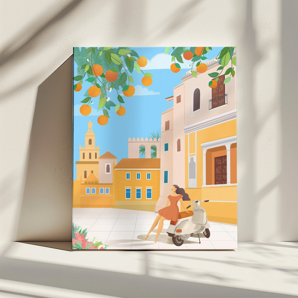 Sinaasappels uit Sevilla, Spanje | Canvas