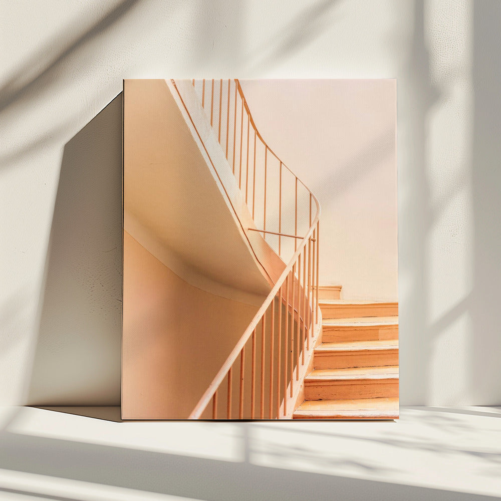 Oranje Trappen | Architectonisch Minimalisme | Canvas