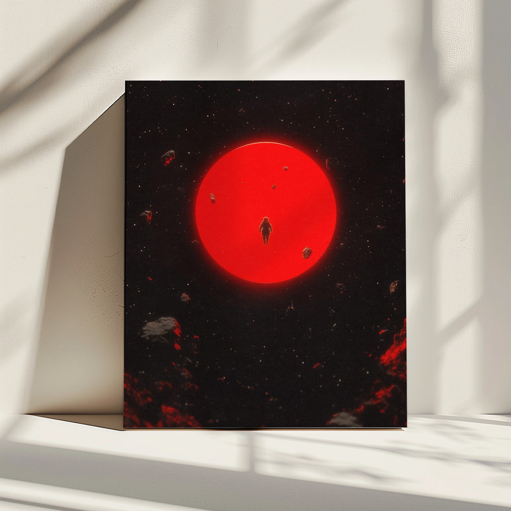 Rode Maan | Canvas