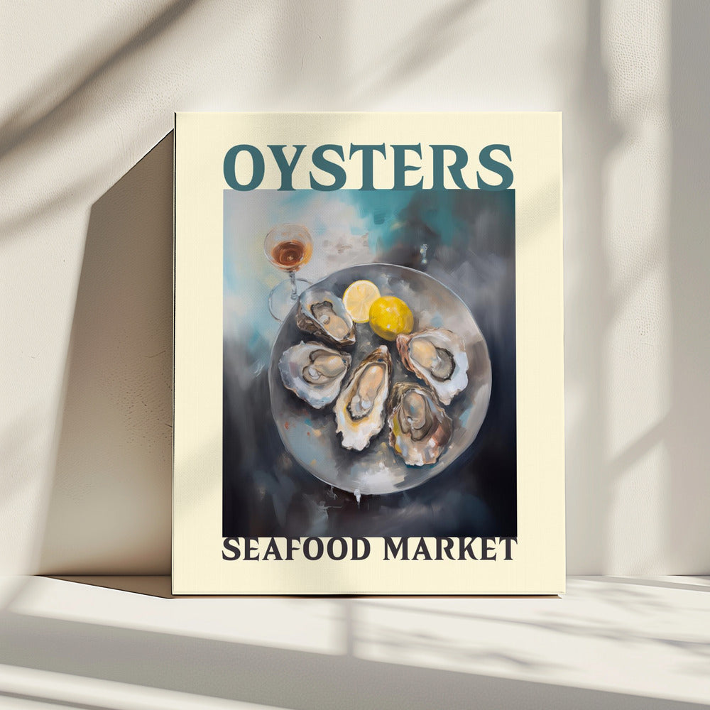 Oesters Zeevruchtenmarkt | Canvas