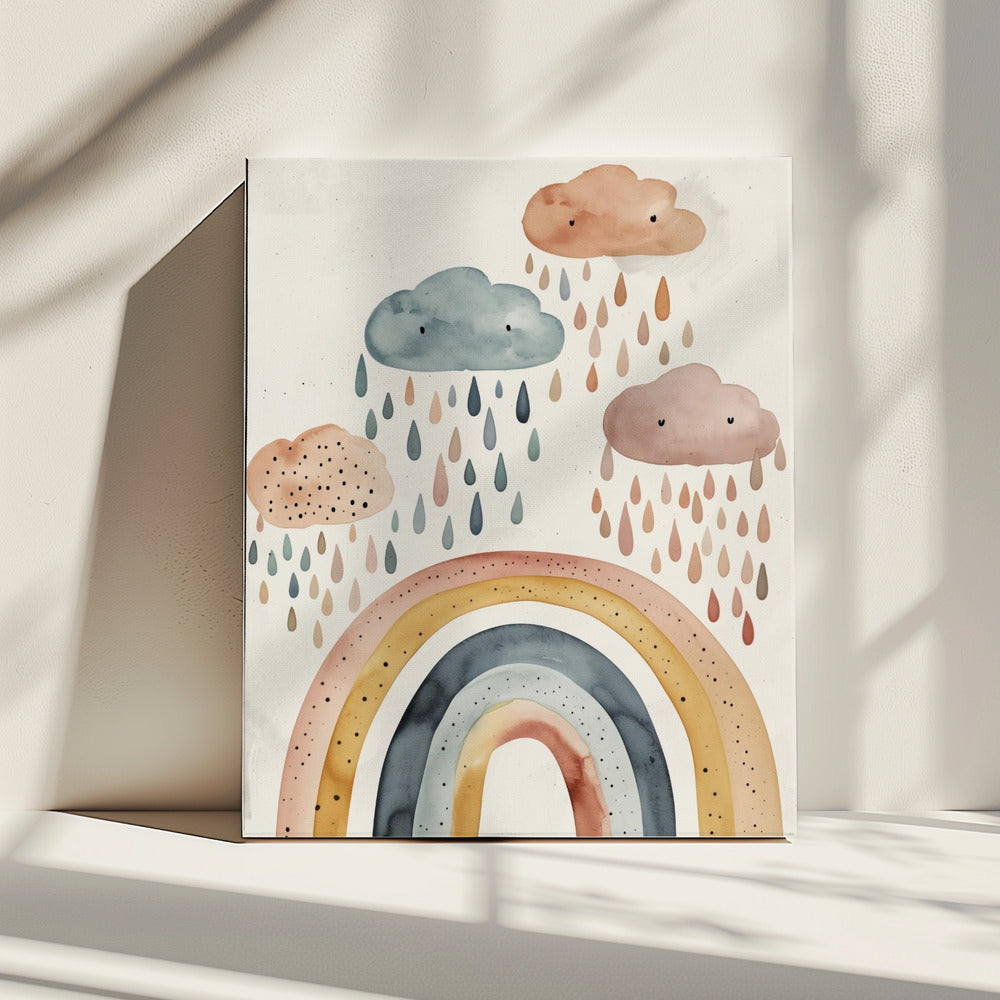 Speelse Regenbogen | Canvas
