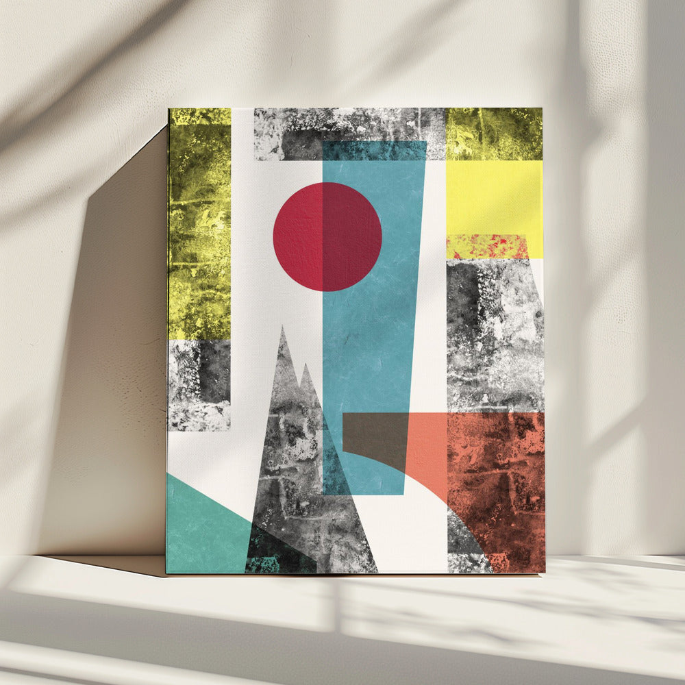 Geometrische texturen 4 | Canvas