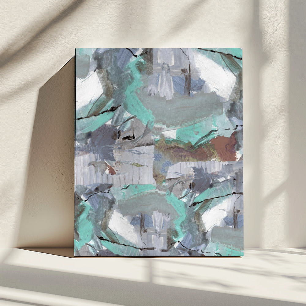 Abstract Zacht Profiel 4 | Canvas