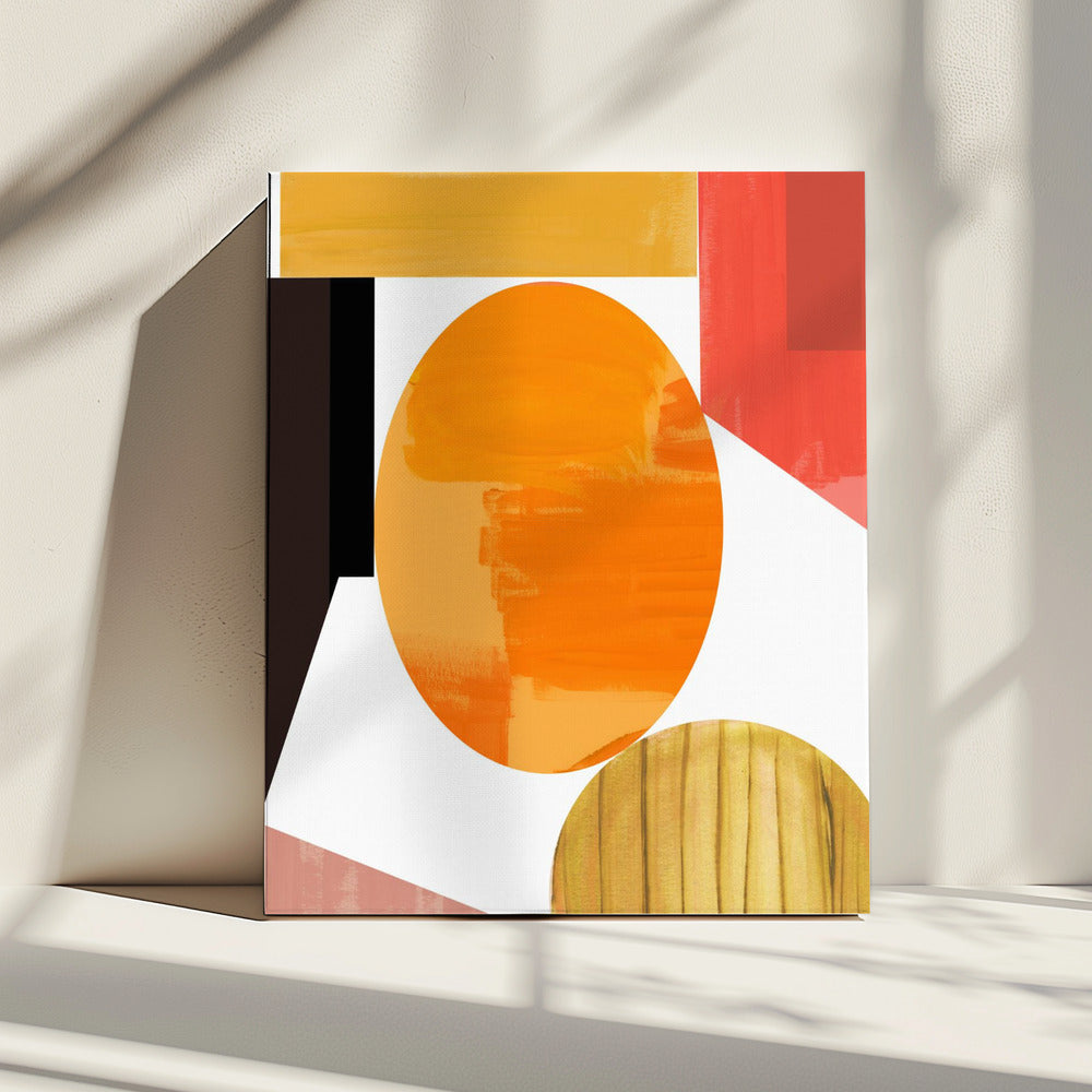 Geometrische warmte nr. 2 | Canvas