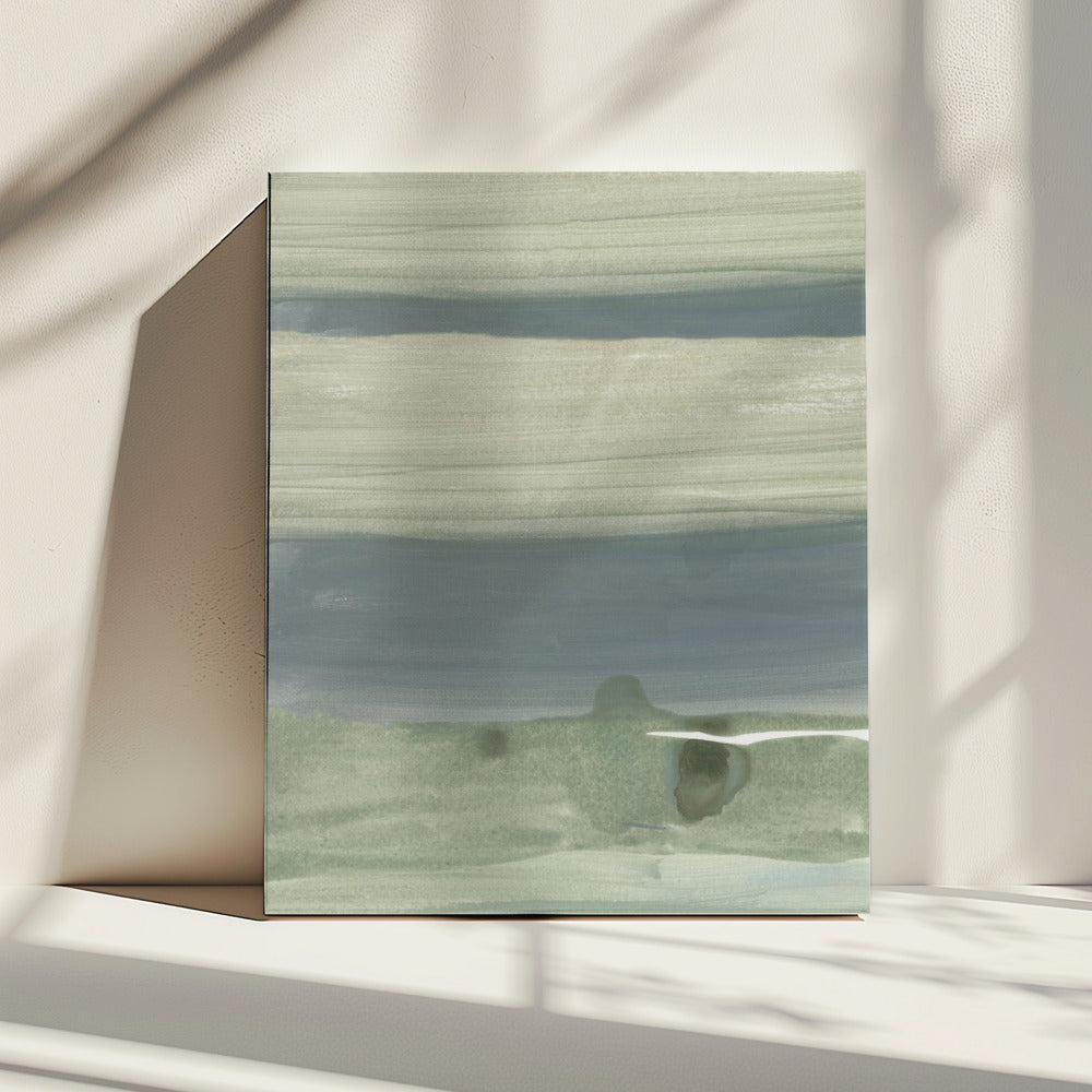 Minimaal donker landschap 2 | Canvas