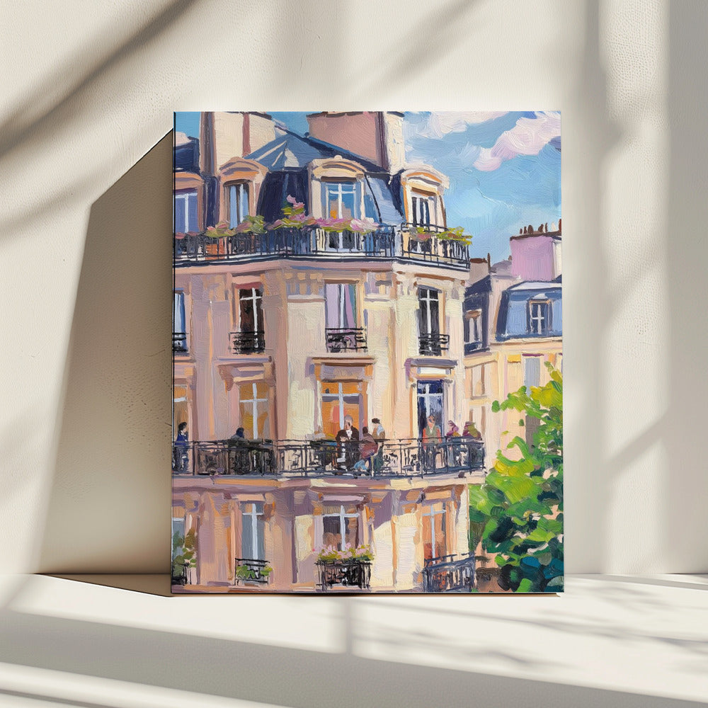 Parijs gebouw | Canvas