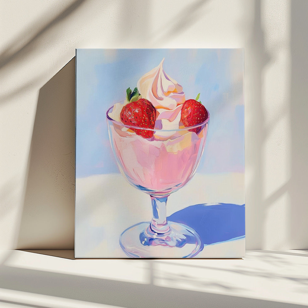 Aardbeienmilkshake | Canvas
