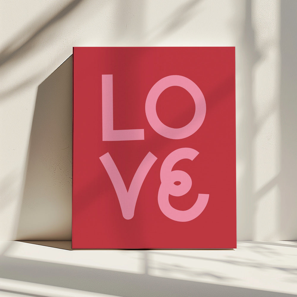 Liefde Rood | Canvas