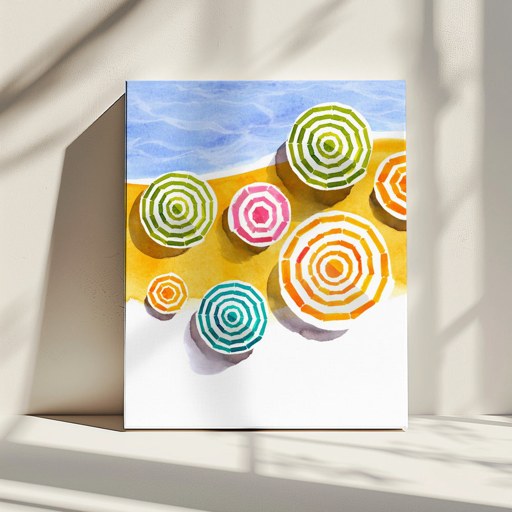 Vakantie Strand | Canvas