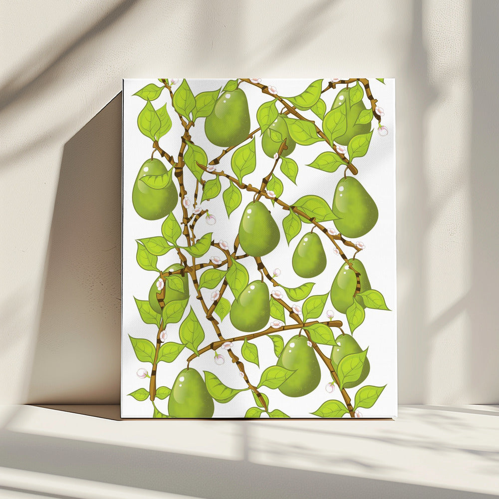 Perenbloesem Tangle | Canvas