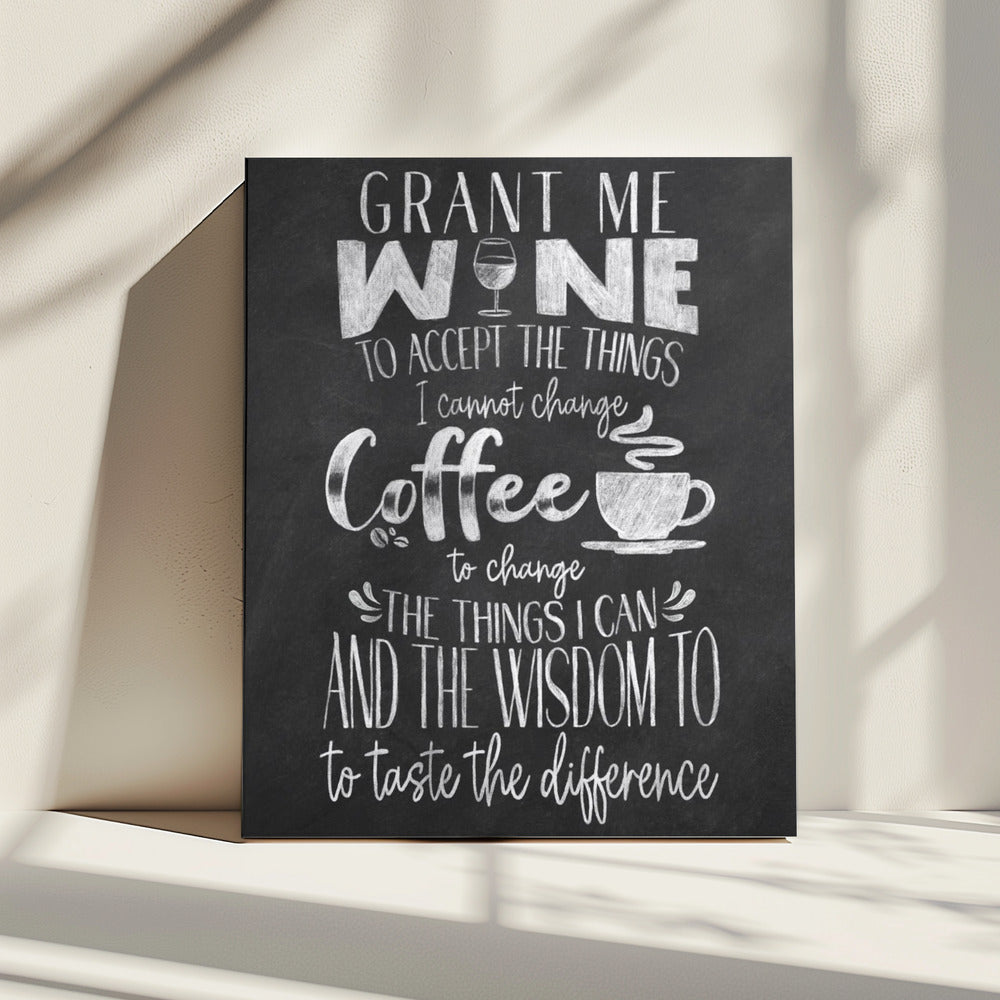 Wijn en koffie | Canvas