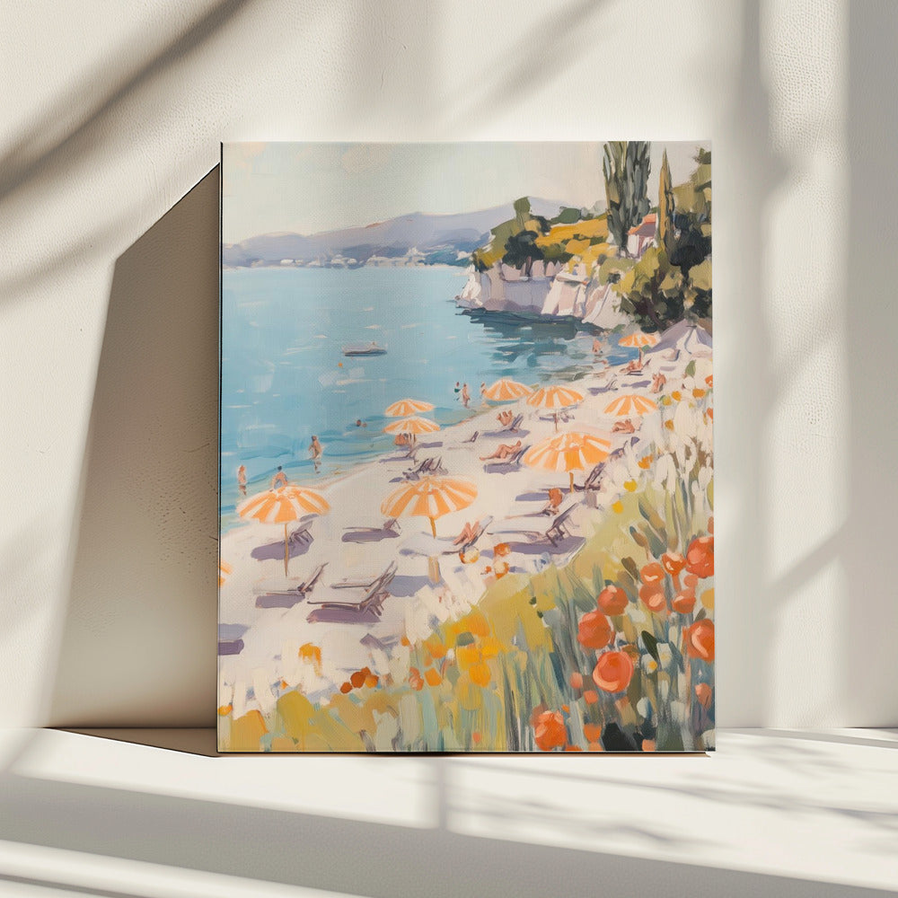 Zonnige stranddag | Canvas