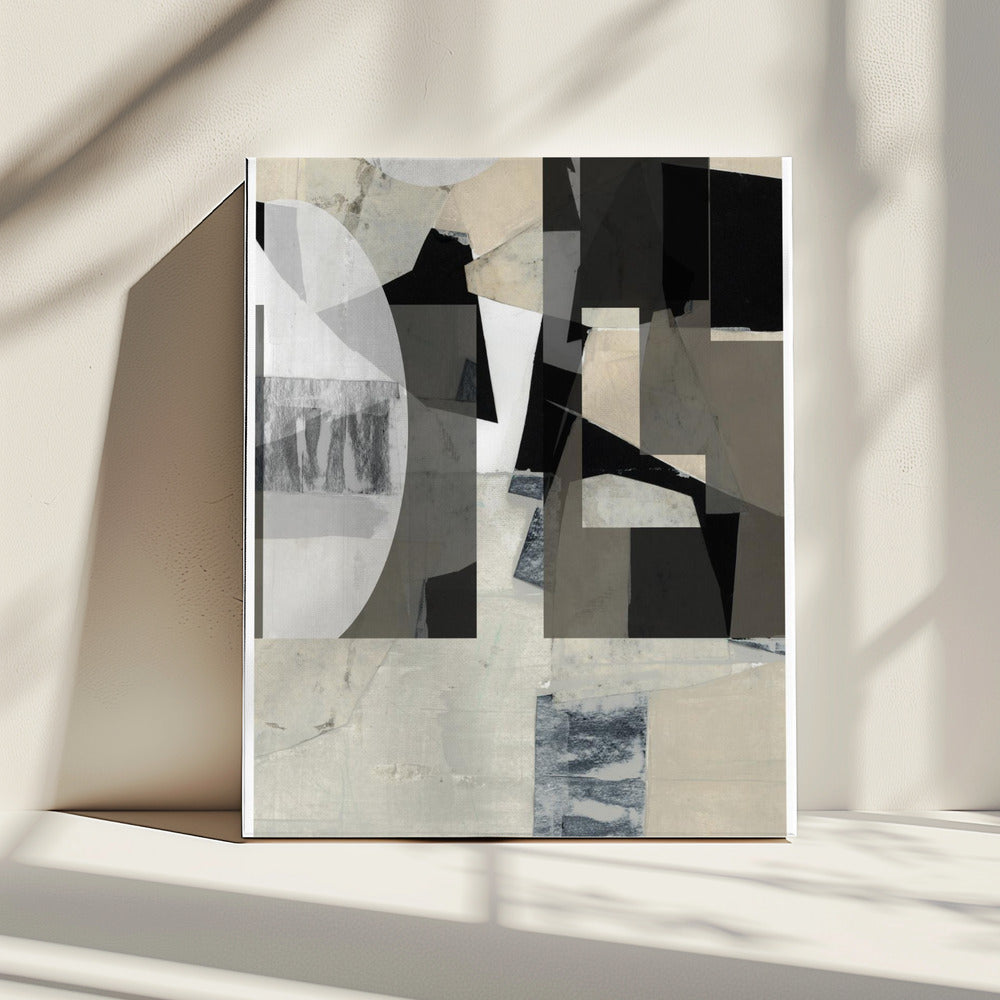 Monochrome compositie nr. 2 | Canvas