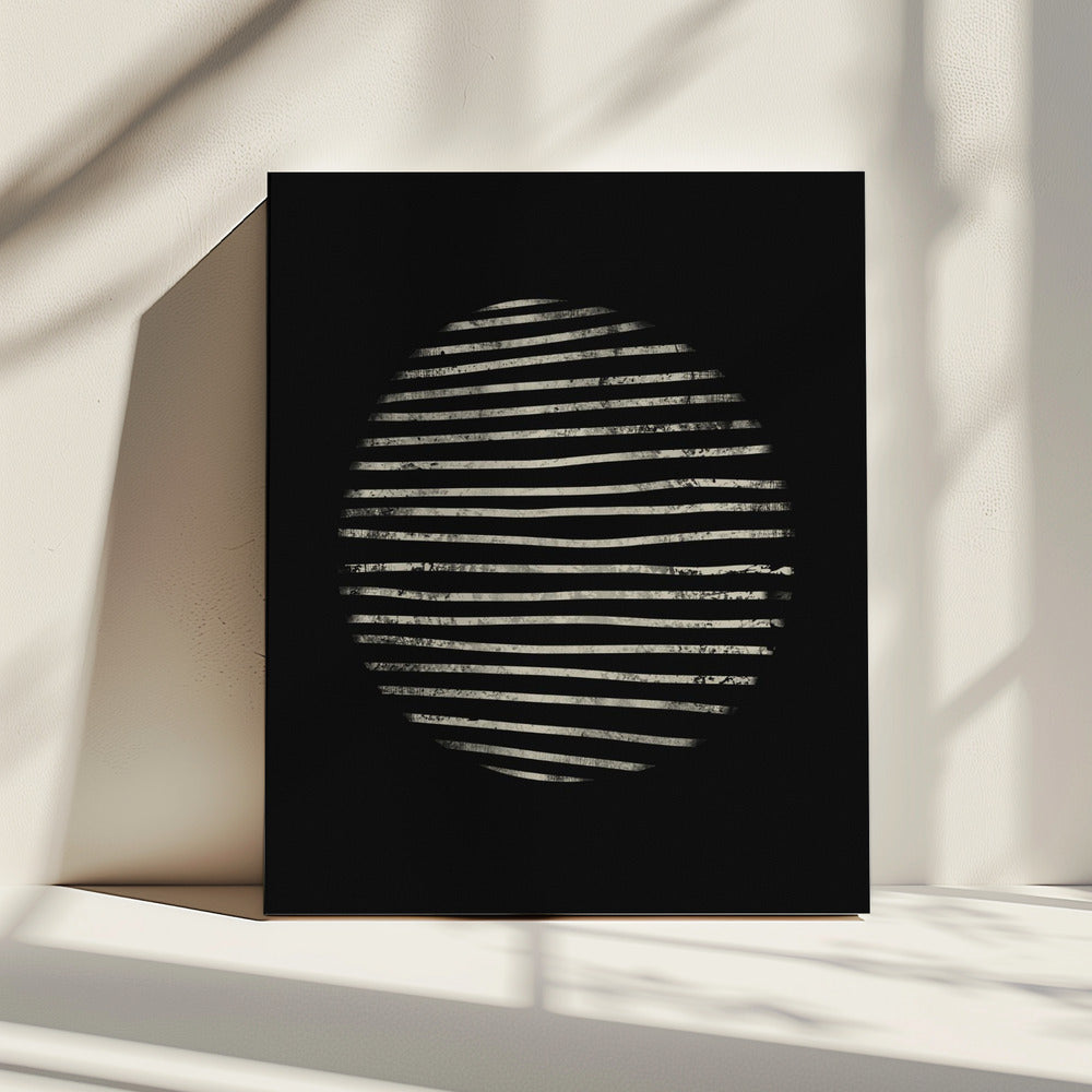 Middernachtwind Abstractie | Canvas
