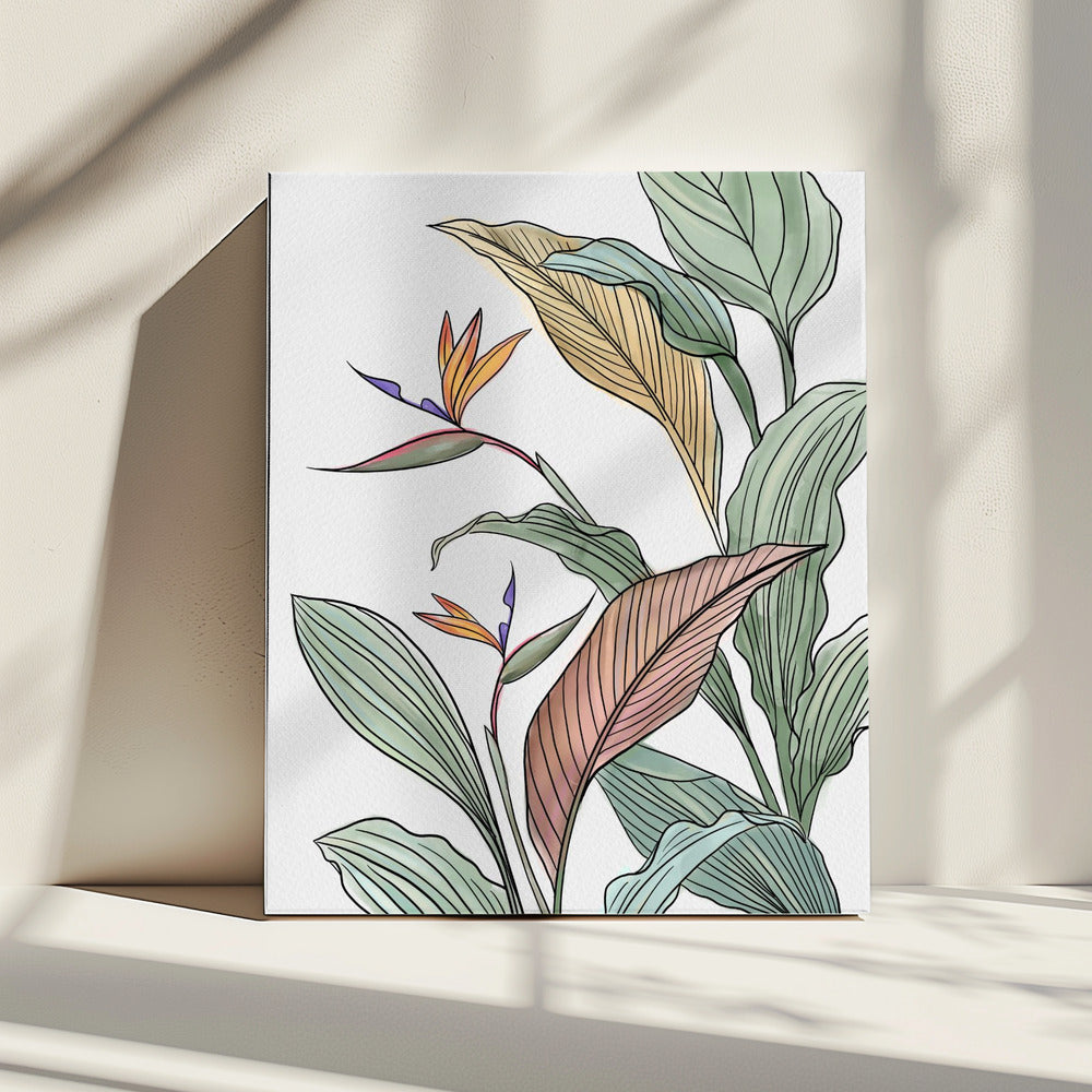 Vogels van het Paradijs | Canvas