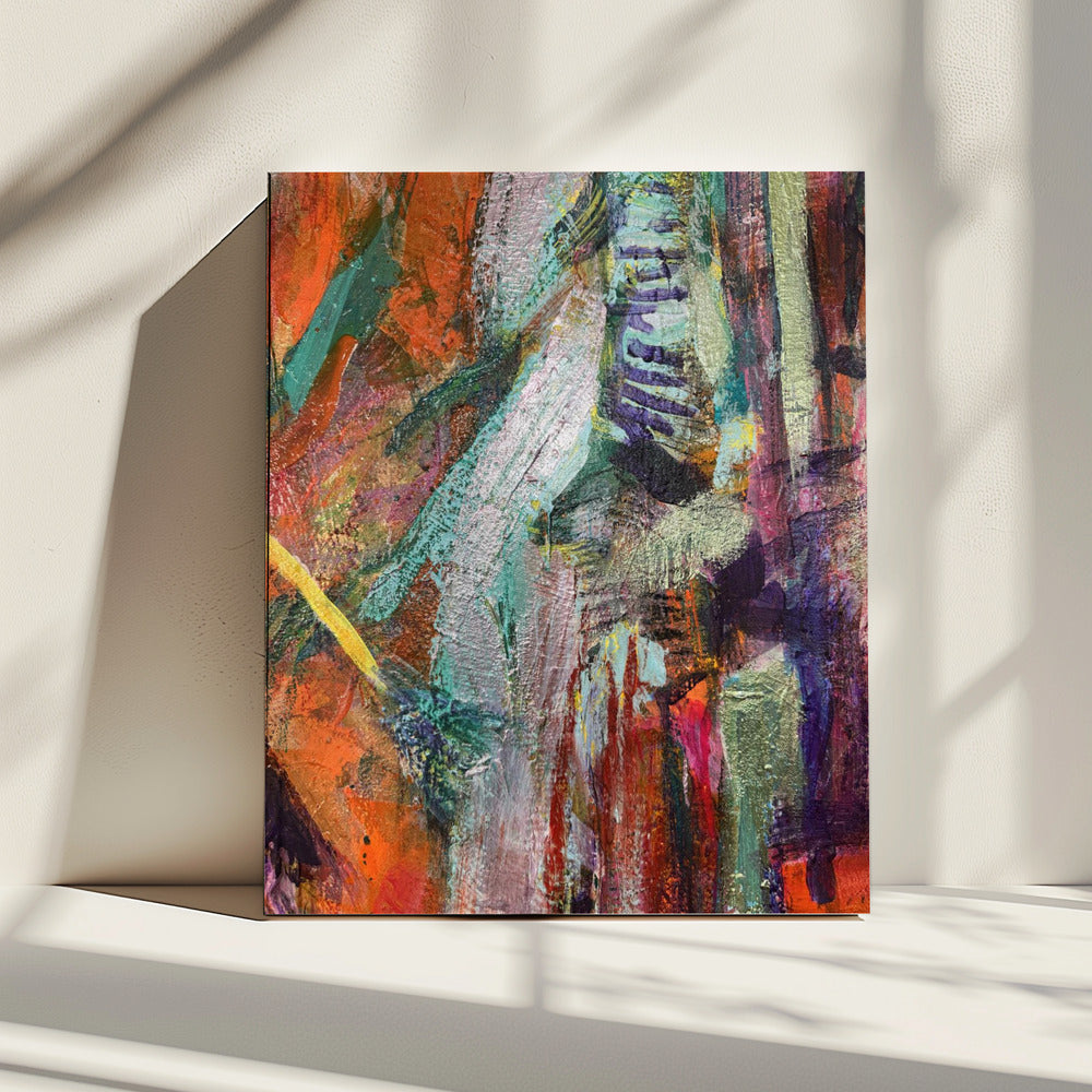 Mystieke penseelstreken | Canvas