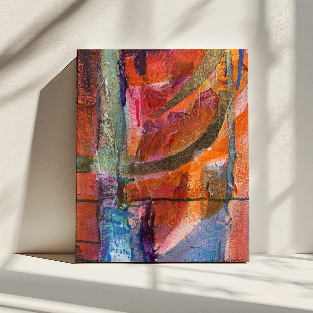 Levendige Soulstorm | Canvas