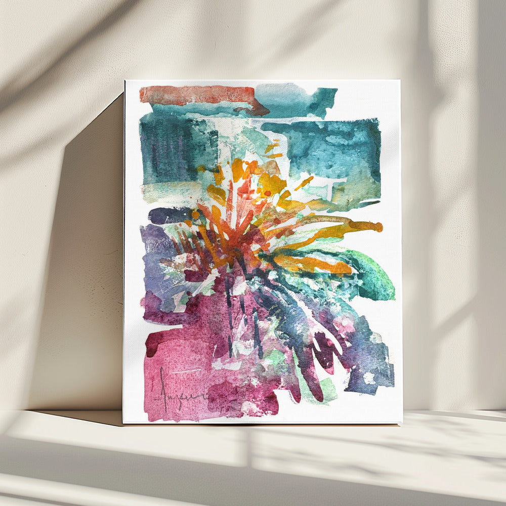 Orchideeën Passie Aquarel | Canvas
