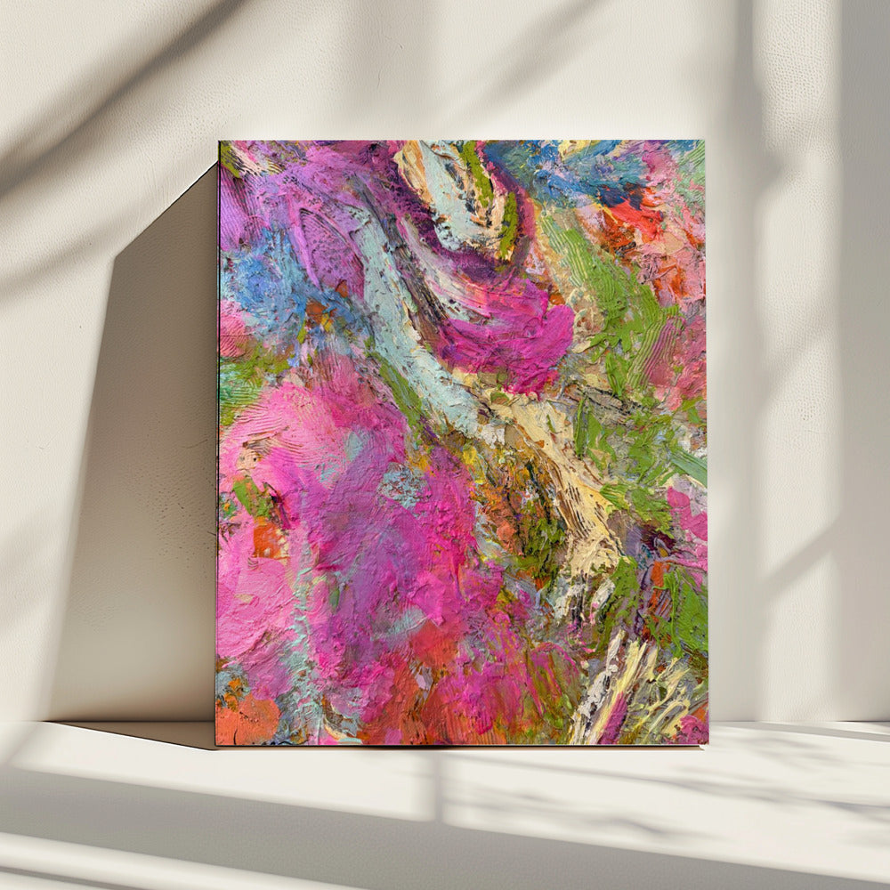 Kleurrijke betoverde penseelstreken | Canvas