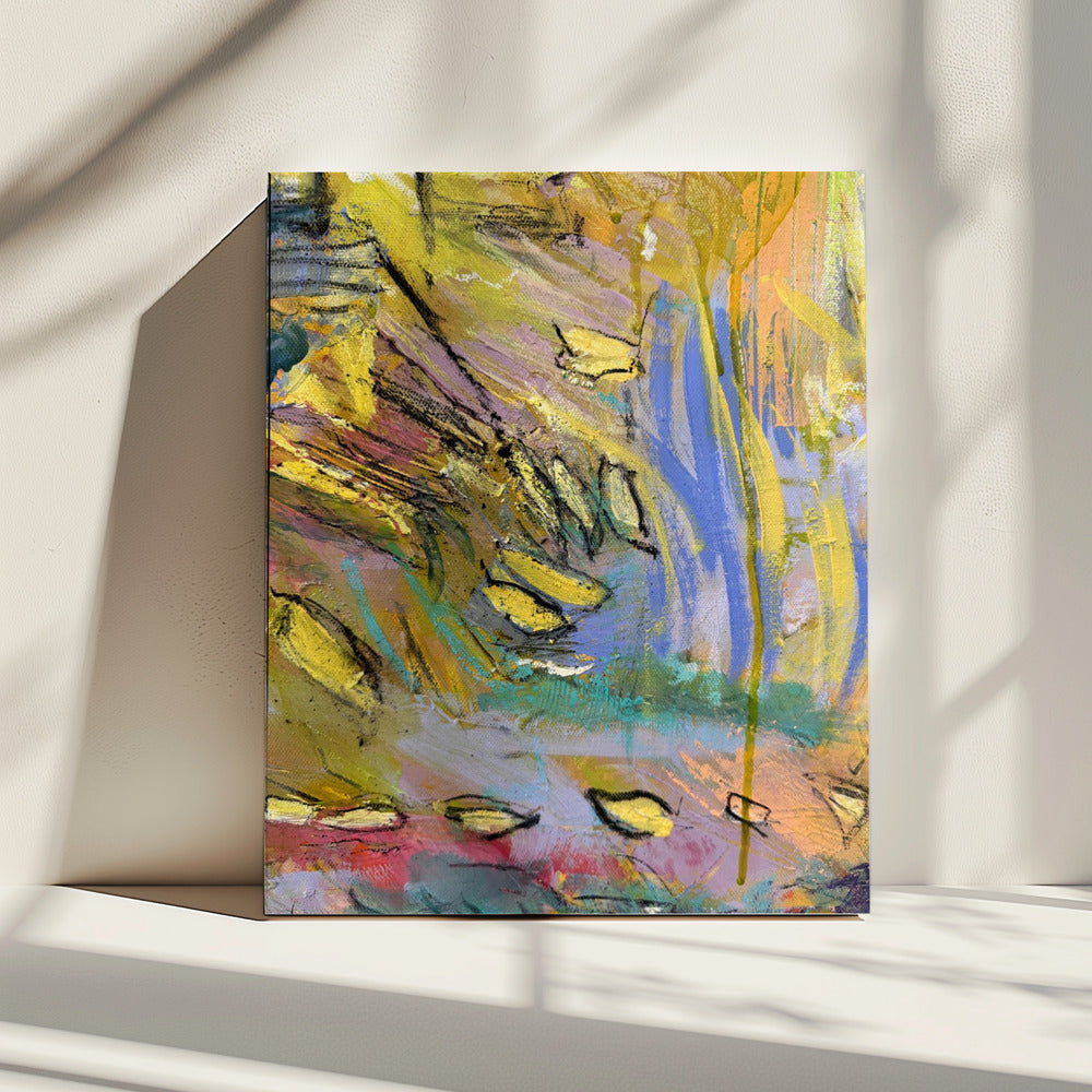 Levendige wervelwind | Canvas
