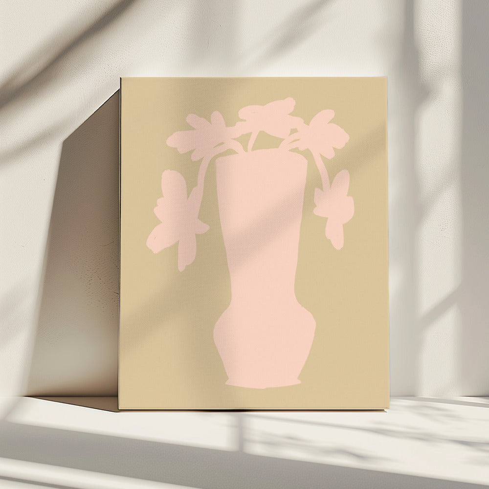 Silhouetbloemen | Canvas