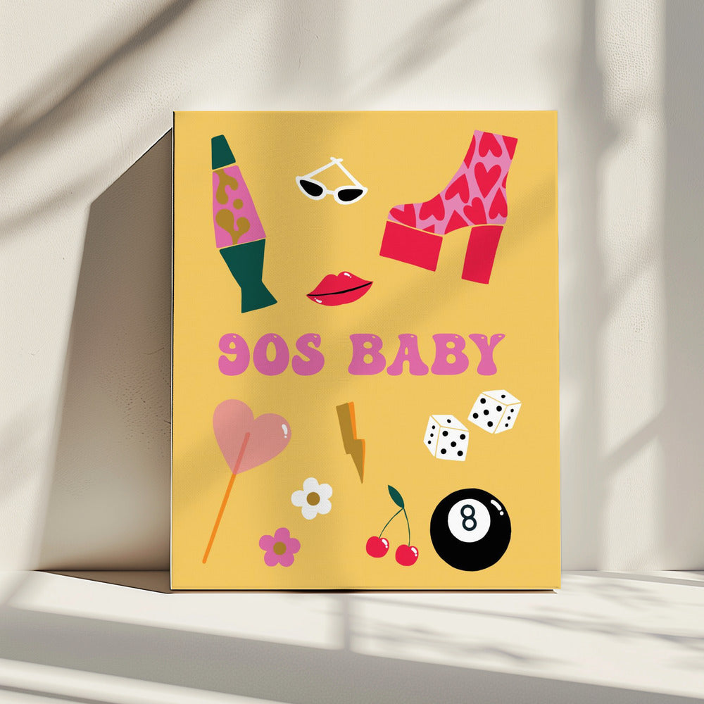 Jaren 90 Baby | Canvas