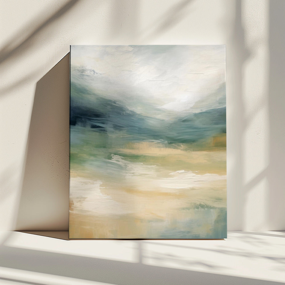 Mistige bergdromen | Canvas