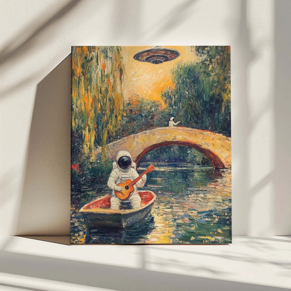 Ballade naar de rivier | Canvas