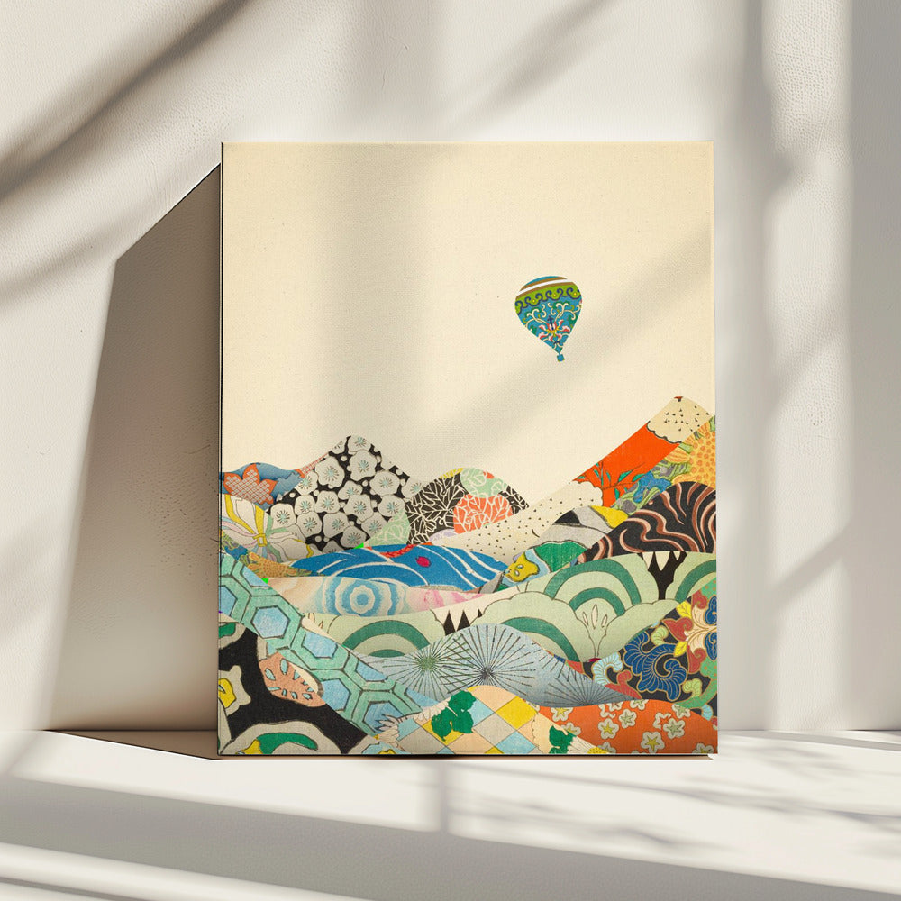 Landschapspatroon #1 | Canvas