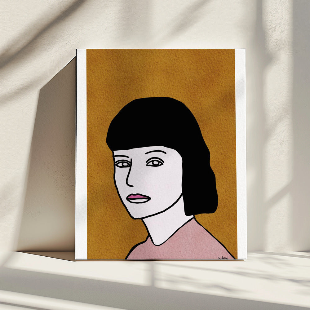 Dame kijkt | Canvas