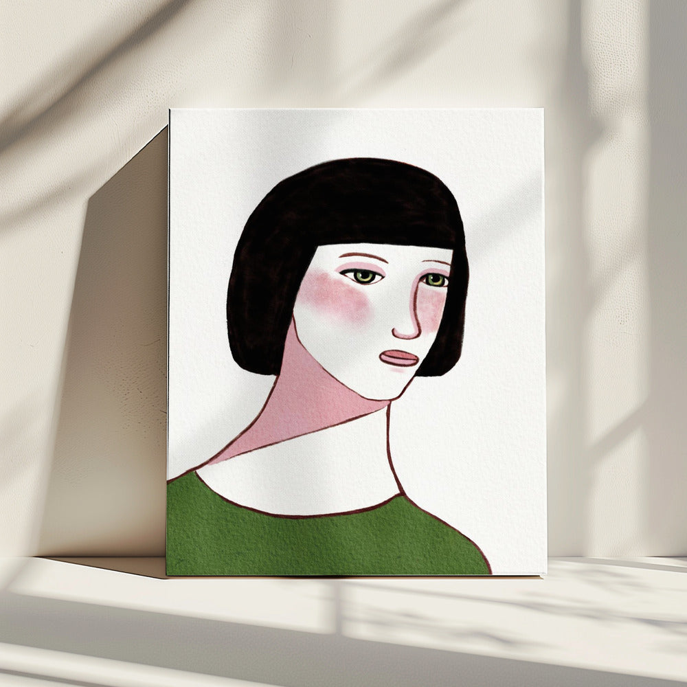 Jonge dame | Canvas