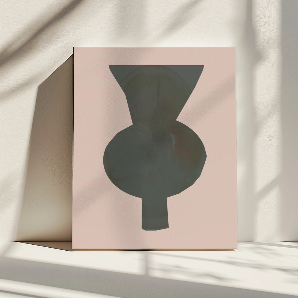 Mocha Vaas Vorm 1 | Canvas