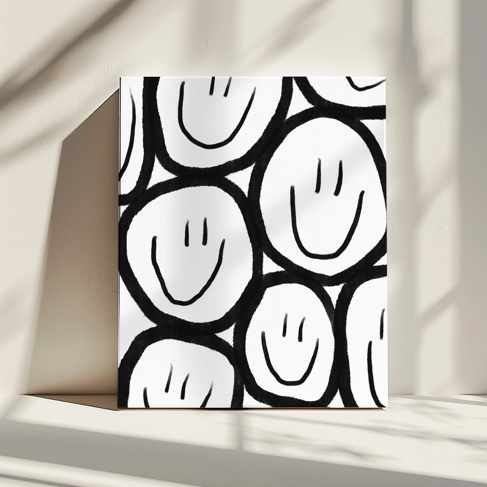 Veel lachende gezichten | Canvas