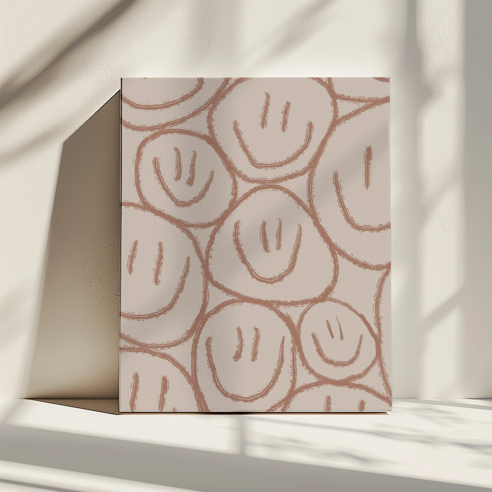Parade met vrolijke gezichten | Canvas